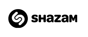 logo shazam black